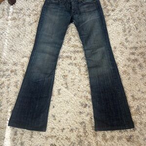 7 For All Mankind Indigo Boot Cut Jeans